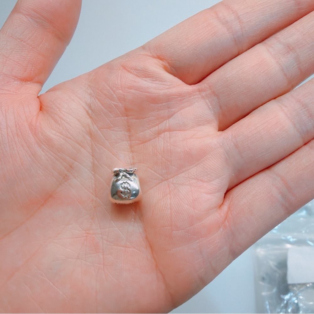 Pandora “Money Bag” Silver Charm